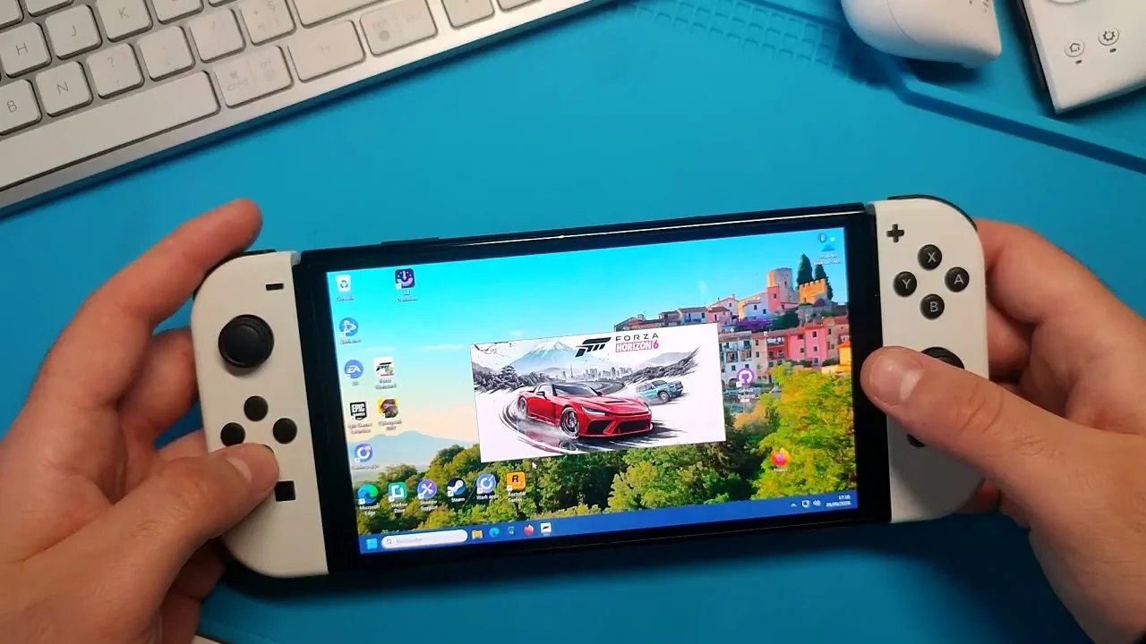 Halyard running on a Nintendo Switch — play the demo video